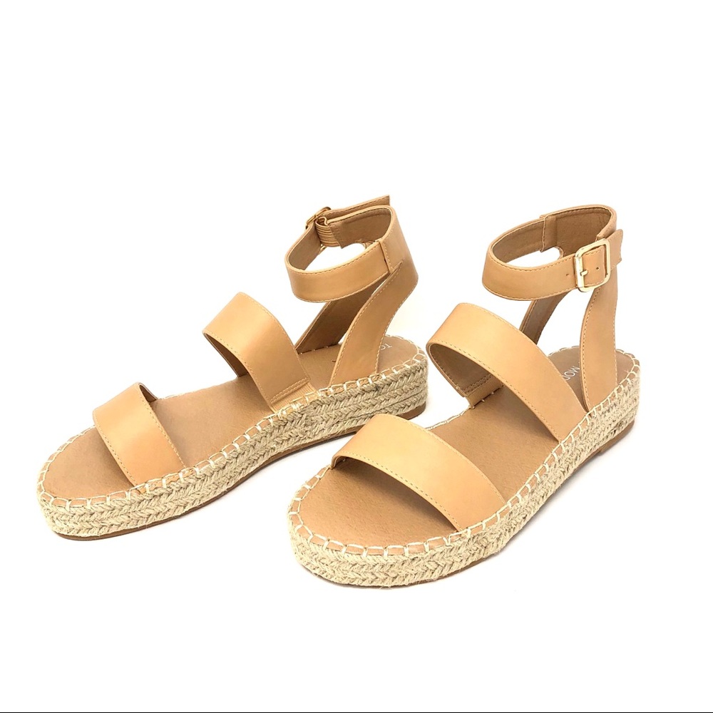 Butterscotch Tan Espadrille Sandals - Picture 8 of 10